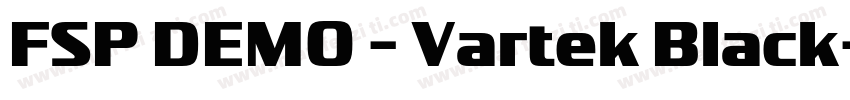 FSP DEMO - Vartek Black字体转换